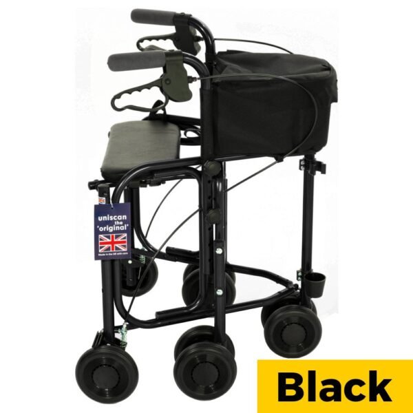 Uniscan Triumph Plus Rollator | Tri-Walker With 5 Sets Of Wheels | Three Wheel Walker Rollator With Seat - Image 10