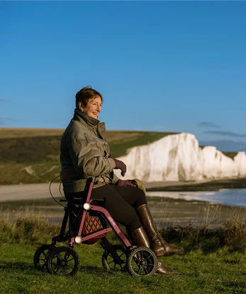 Trive All-Terrain Rollator Walker Trive Outdoor Rollator for Elderly Trive 10" Wheel All-Terrain Walker Trive Lightweight All-Terrain Rollator Trive Explorer – All-Terrain Rollator for Seniors