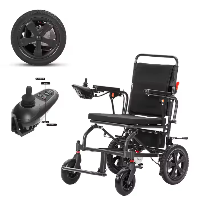 Electric Folding Wheelchair for Adults | Power Chair with 360° Joystick | Dual 250W Motors, Lithium-ion Battery | Ideal for Travel and Daily Use - Image 11