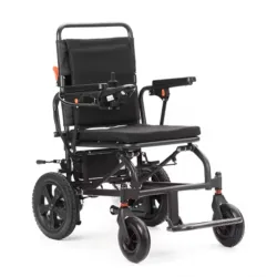 Electric Folding Wheelchair for Adults | Power Chair with 360° Joystick | Dual 250W Motors, Lithium-ion Battery | Ideal for Travel and Daily Use