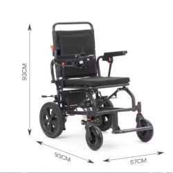 Electric Folding Wheelchair for Adults | Power Chair with 360° Joystick | Dual 250W Motors, Lithium-ion Battery | Ideal for Travel and Daily Use - Image 13