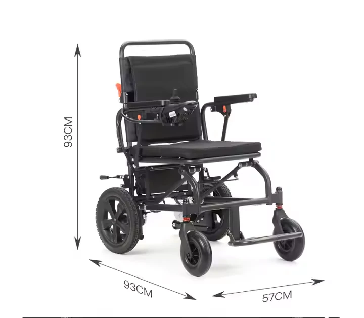Electric Folding Wheelchair for Adults | Power Chair with 360° Joystick | Dual 250W Motors, Lithium-ion Battery | Ideal for Travel and Daily Use - Image 13