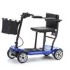 Foldable Electric Mobility Scooter for Adults with Seat & Basket | 24V Lithium-Ion Mobility Scooter | Compact, Comfortable & Portable for Elderly Daily Commute