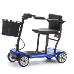 Foldable Electric Mobility Scooter for Adults with Seat & Basket | 24V Lithium-Ion Mobility Scooter | Compact, Comfortable & Portable for Elderly Daily Commute