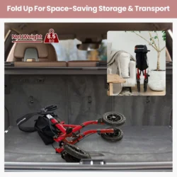 Lightweight Folding Mobility Walkers | Folding Rollator Walkers For Elderly - Image 11