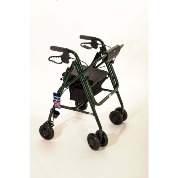 Uniscan Glider Plus Adjustable Rollator Walker | 4 Wheeled Walker Deluxe Model | Lightweight & Folding Rollator - Image 4