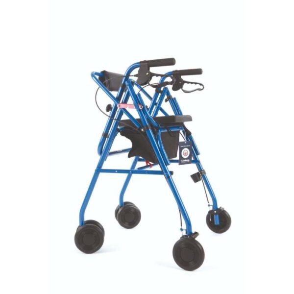 Uniscan Glider Plus Adjustable Rollator Walker | 4 Wheeled Walker Deluxe Model | Lightweight & Folding Rollator - Image 9