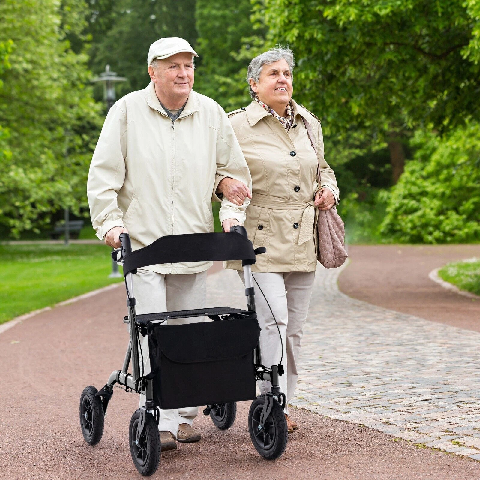 folding walker all terrain- Lightweight Folding mobility walkers Lightweight Folding Rollator walker with seat Foldable Walker for Adults Folding mobility walker with seat Folding Walker with Wheels Ultra Lightweight mobility walkers Smallest folding Rollator Mobility walkers with seat