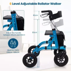 Lightweight Folding Mobility Walkers | Folding Rollator Walkers For Elderly - Image 5