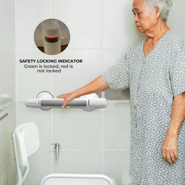 Great for safety and mobility improvement in the bathroom and around the home, Bathroom Grab Rails & Grab Bars, Shower Grab Rails & Grab Bars, Safety Hand Rails