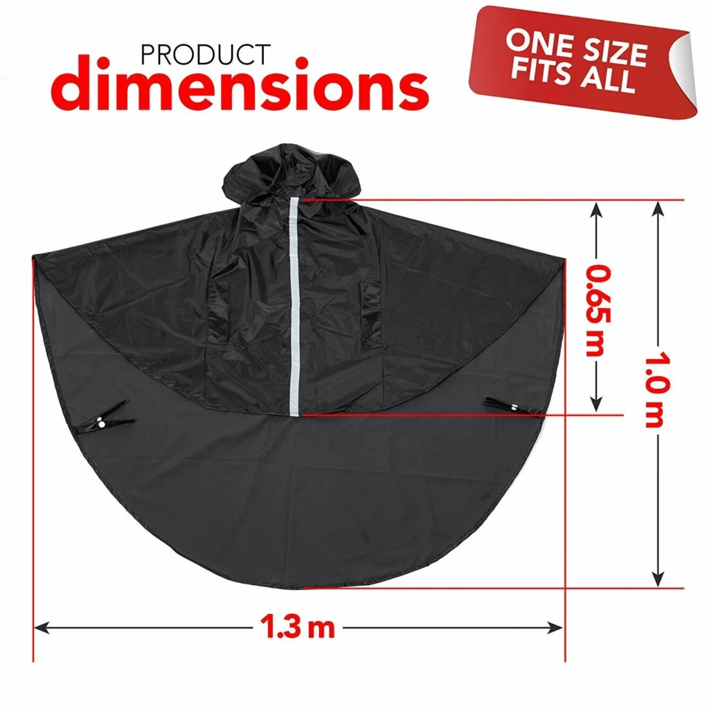 Wheelchair Wet Weather Clothing, Adult Wheelchair Poncho, Wheelchair Waterproof Poncho, Waterproof Poncho for wheelchair Users