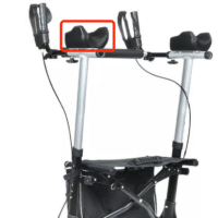 Mobility Walker with Forearm Support (REPLACEMENT Forearm PAD ONLY) x1