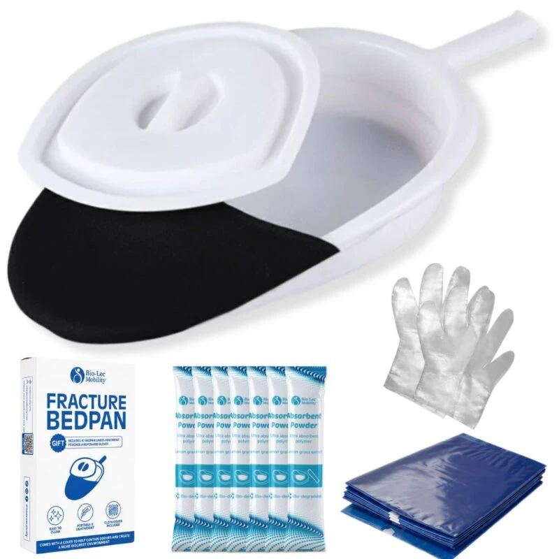 Bio-Lec-Mobility Fracture Bed Pan with Handle