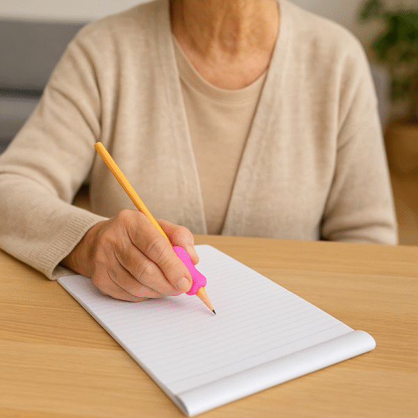 Grendle 6 x Pencil Grips - Easy Grip Writing Aids For Elderly with Motor Challenges - Image 5