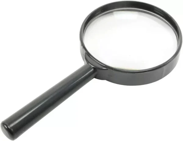 Handheld Magnifier Reading Aid 5X Magnification 65MM Lens for Elderly - Lightweight and Portable - Image 1