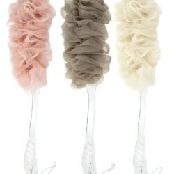 Long Handle Bath Brush with Soft Mesh Sponge - Ideal Back Scrubber for Seniors - Image 1