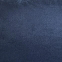 Close-up of navy matte velvet fabric texture.