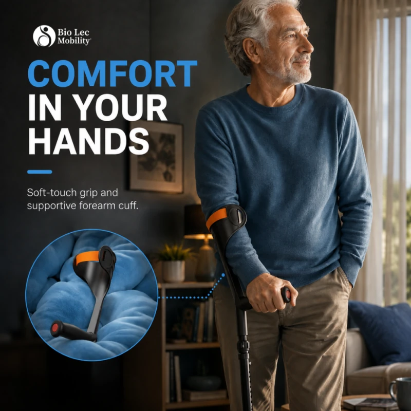 Bio-Lec Mobility Shock Absorbing Crutches 1