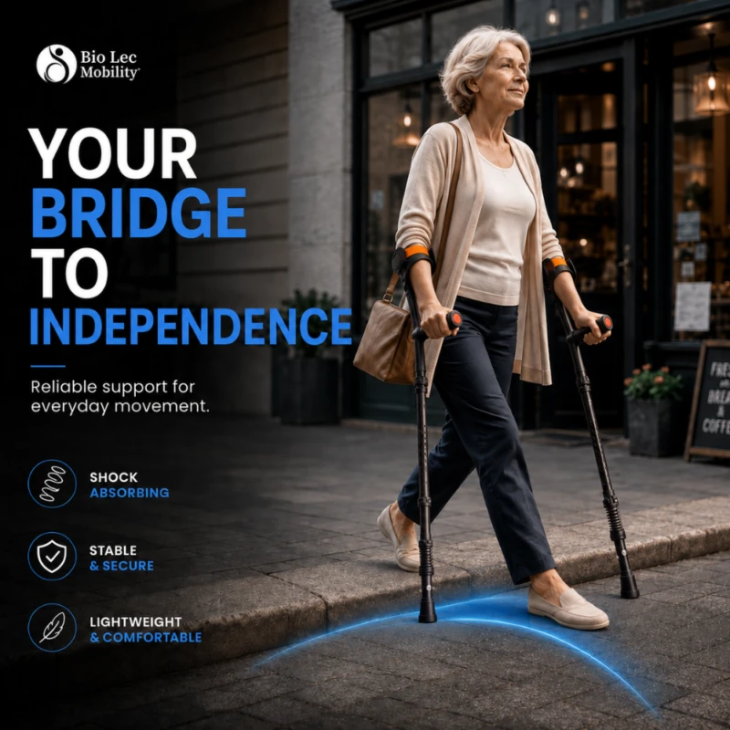 Bio-Lec Mobility Shock Absorbing Crutches 1