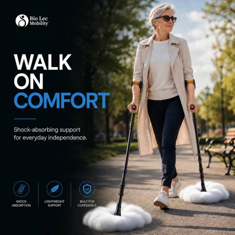 Bio-Lec Mobility Shock Absorbing Crutches 1