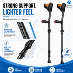 Bio-Lec Mobility Shock Absorbing Crutches 2