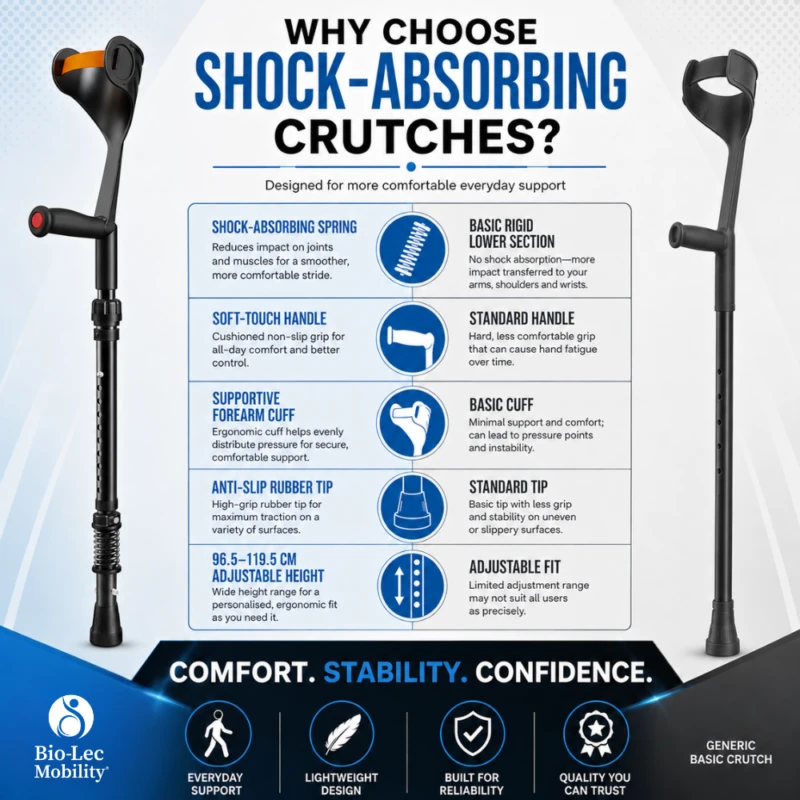 Bio-Lec Mobility Shock Absorbing Crutches 2