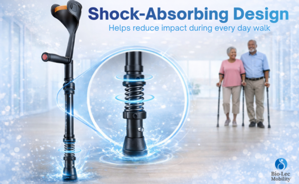 io-Lec Mobility Shock Absorbing Crutches