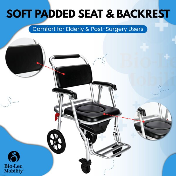 Bio Lec Mobility Shower Commode Wheelchair