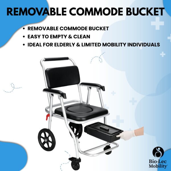 Bio Lec Mobility Shower Commode Wheelchair