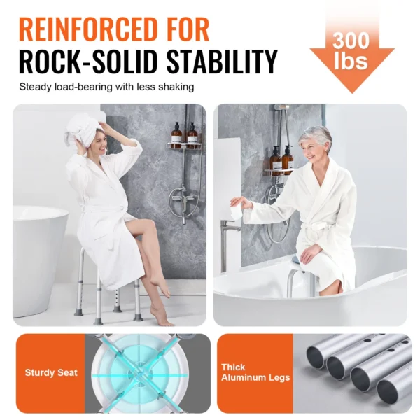 Bio Lec Mobility Rotating Shower Stool