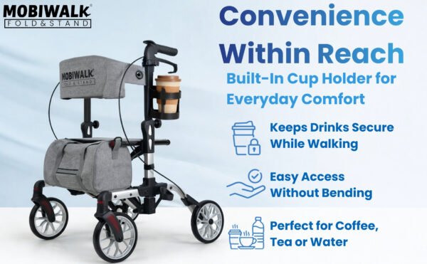 MOBIWALK Fold & Stand Rollator