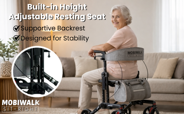 MOBIWALK SIT RIGHT Rollator walker