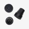2 Sets Rubber Ferrules for Walking Stick Crutch Tips Canes Zimmer Walking Frames Heavy Duty (4 Individual Ferrules)