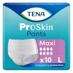TENA ProSkin Pants Maxi - Large - Comfortable Pull Up Incontinence Pants - Pack of 10