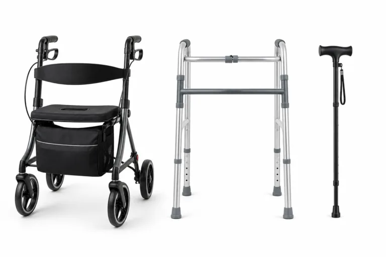 Walking aids compared: rollator vs frame vs stick