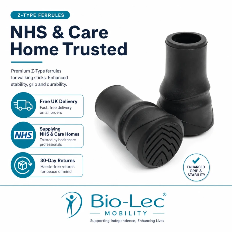 Bio-Lec Mobility rubber ferrules – NHS trusted, free UK delivery, 30-day returns