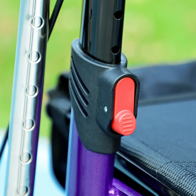 HOMCOM Purple Rollator Walker Dimensions
