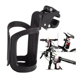 Universal Cup Holder for Wheelchairs, Rollators & Walking Frames | 360° Rotating Drink Holder | Tool-Free Fitting