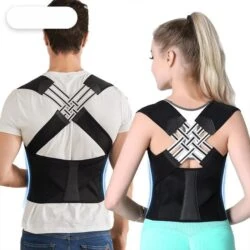 Adjustable Posture Corrector Belt | Breathable Back & Shoulder Brace With Waist Support | Unisex Posture Support For Desk Work