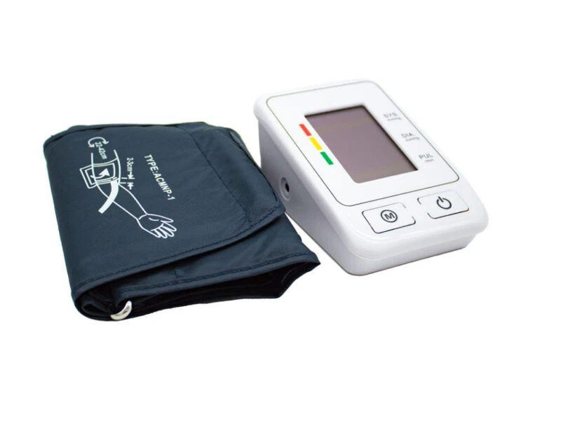 Bio-Lec Mobility digital blood pressure monitor with upper arm cuff and storage case