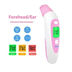 Bio-Lec Mobility infrared thermometer body and surface temperature measurement modes