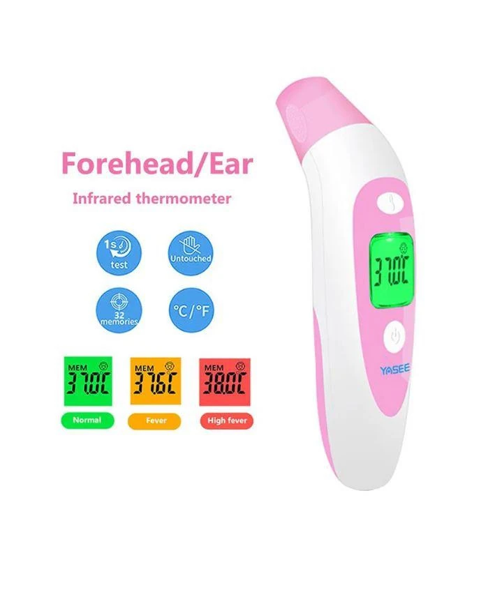 Bio-Lec Mobility infrared thermometer body and surface temperature measurement modes