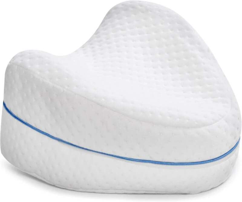 Bio-Lec Mobility leg and knee memory foam support pillow with contoured shape