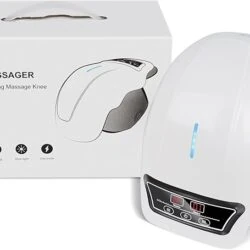 Wireless Heated Knee Massager | Cordless Knee Wrap With 9 Vibration & 9 Heat Levels | Knee, Shoulder & Elbow Massager