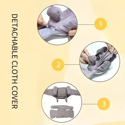 Wireless neck and shoulder massager detachable cloth cover removal steps