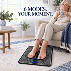 EMS foot massager pad six massage modes
