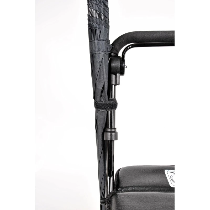 Prestige shopping trolley frame and seat side detail