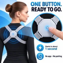 One-button start in about a second - no app and no pairing needed