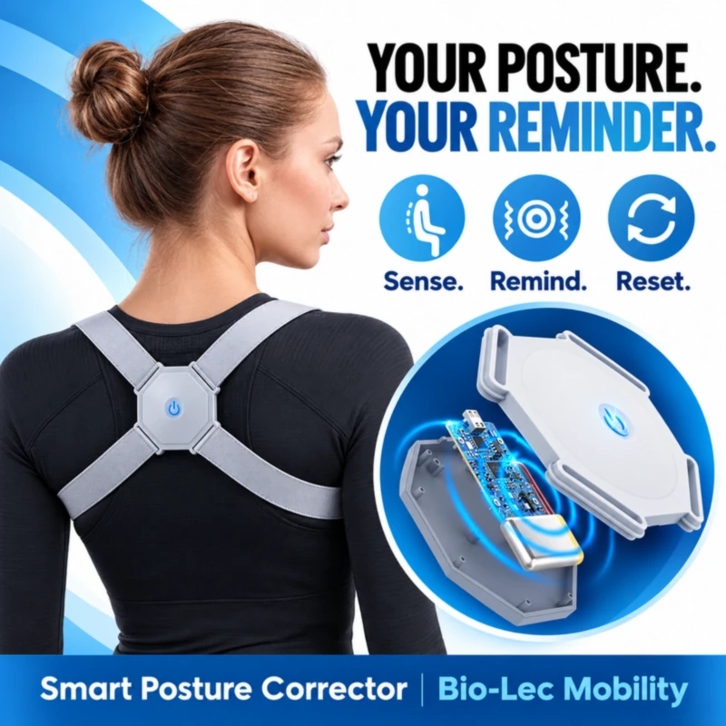 Sense, remind, reset - how the smart posture corrector works
