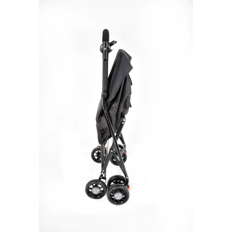 Sovereign shopping trolley folded flat for storage
